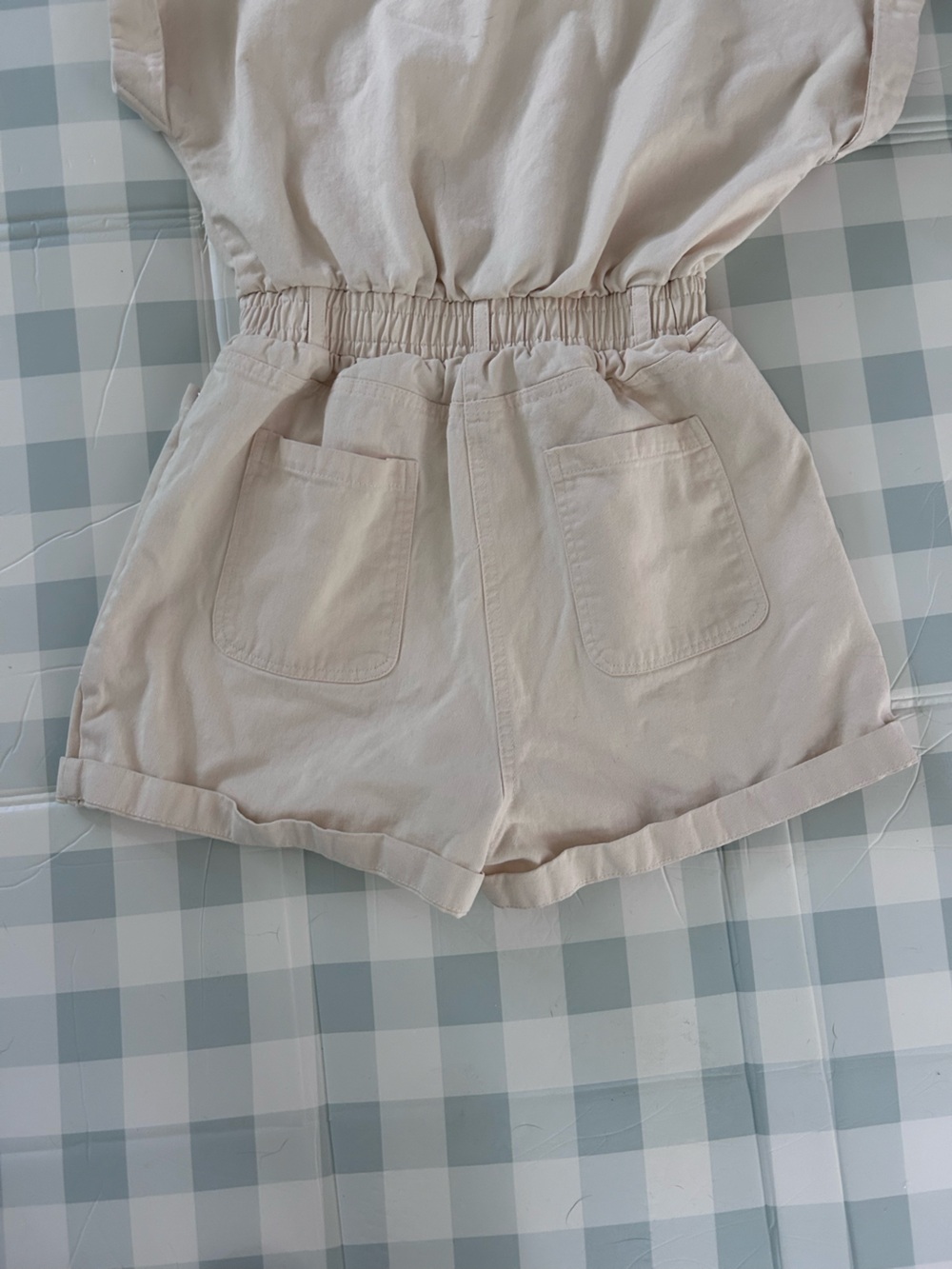 Button-Front Romper - Picture 6 of 8